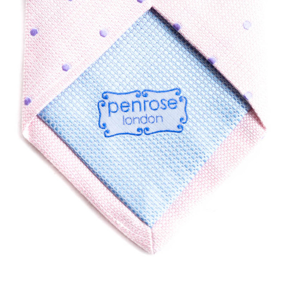 Penrose Tie Men Light Pink - Picture 3 of 4